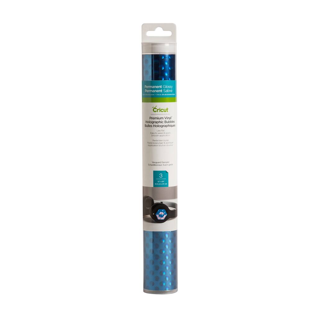 Find The Cricut Premium Vinyl Vanguard Holographic Bubbles Sampler At Michaels Com